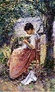 Theodore Robinson Layette USA oil painting artist